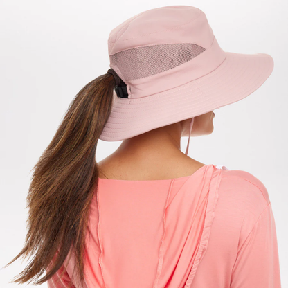 Cappello da sole da donna con protezione UV per tutti i giorni e con fessura per coda di cavallo per maggiore praticità