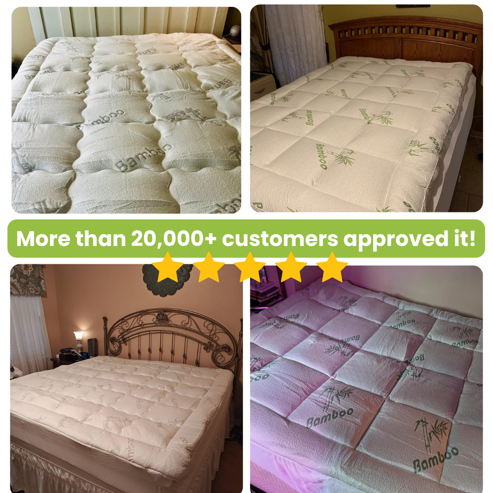 Luxury Top Mattress Topper – Ultimate Comfort for Restful Sleep