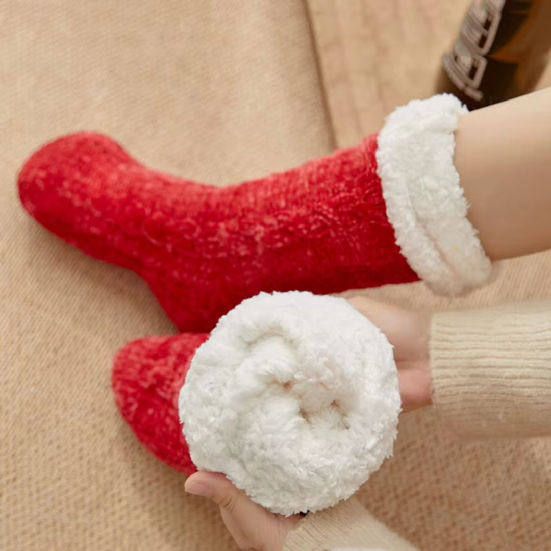 Fleece-Lined Fuzzy Socks