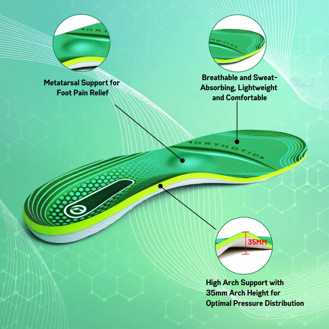 Orthopaedic Insoles - Promotes Better Posture and Balance