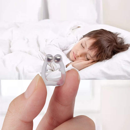 Anti-Snoring Nose Silicone Magnetic Clip - Best Sleep Aid