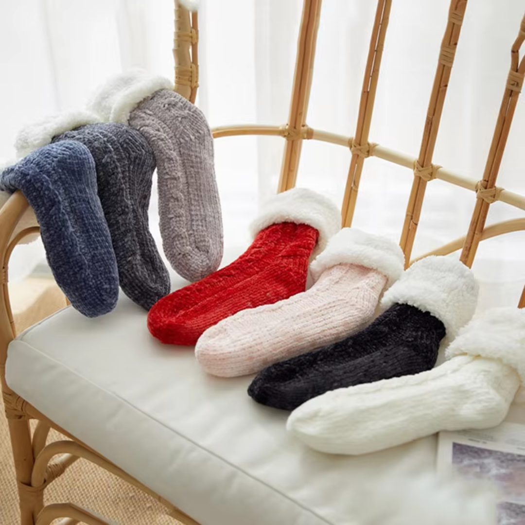 Fleece-Lined Fuzzy Socks