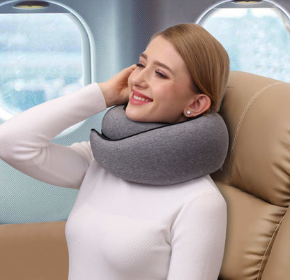 Travel Neck Pillow - Wake Up Relaxed & Refreshed While Travelling
