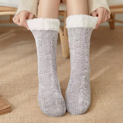 Fleece-Lined Fuzzy Socks