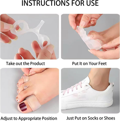 Silicone Invisible Toe Separators