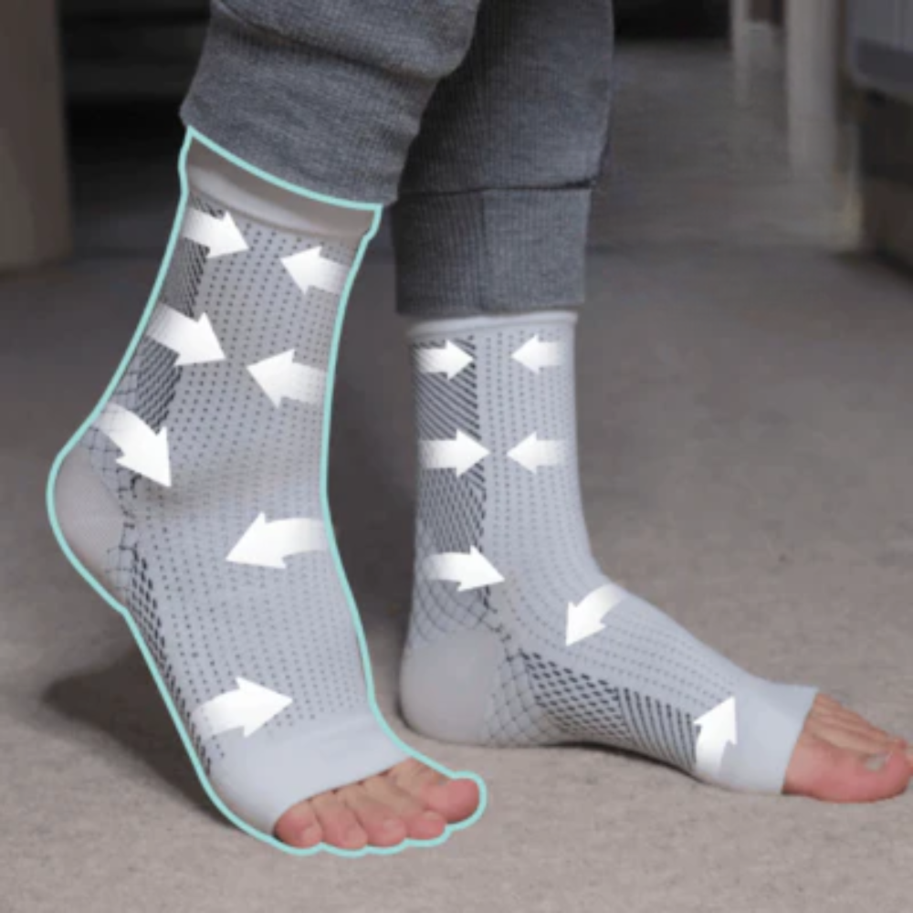 COMPRESSION FEET SOCKS - All Day Wear Socks & Relief for Lower Legs Discomfort