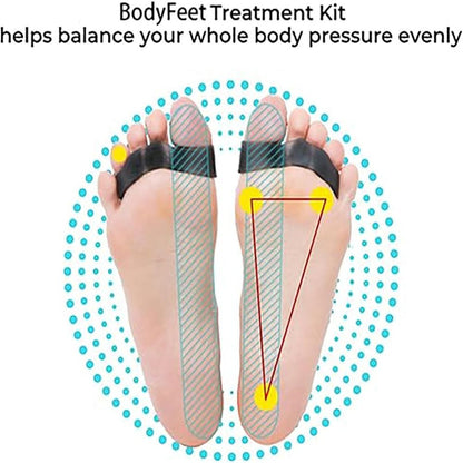 Separatori invisibili per le dita dei piedi in silicone