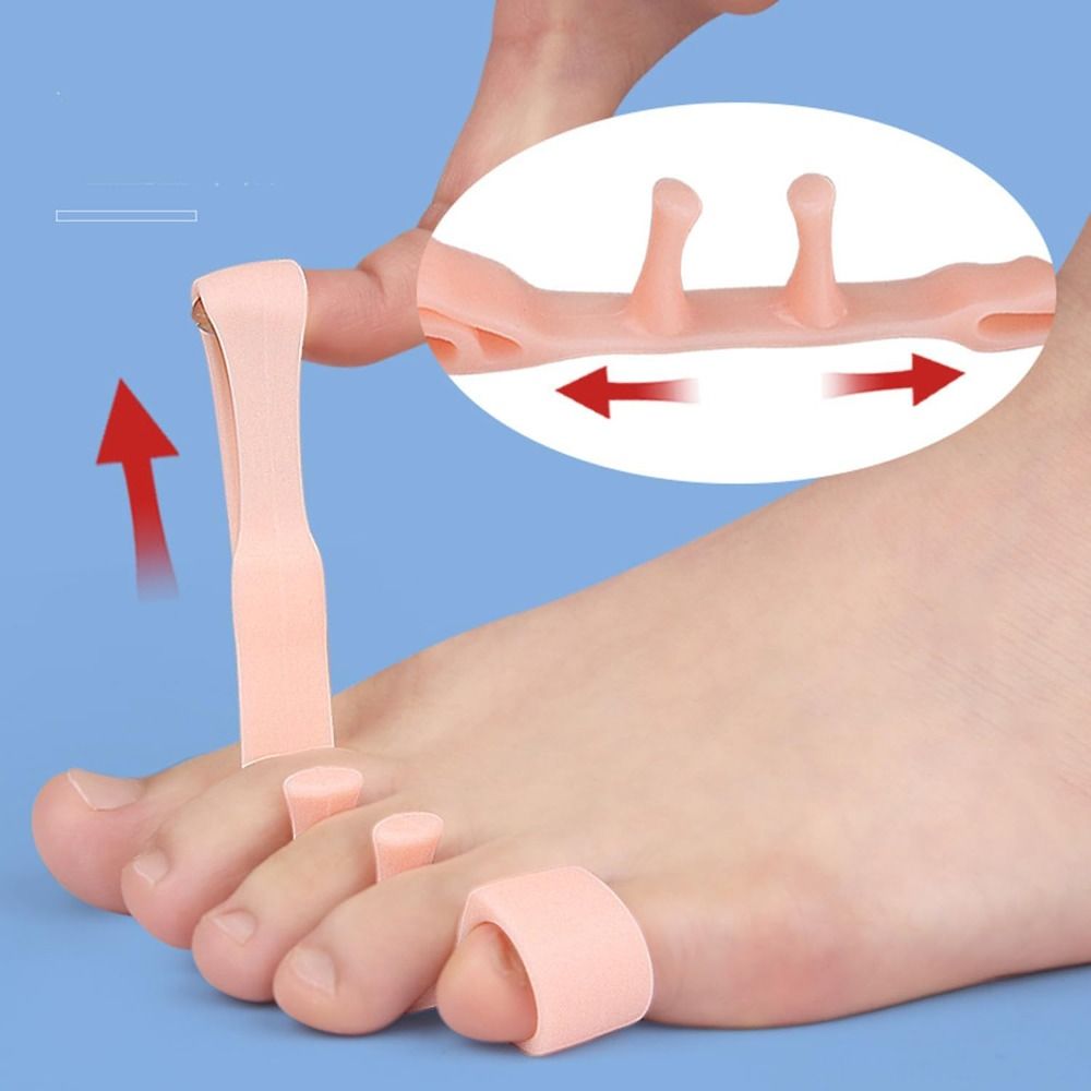 Separatori invisibili per le dita dei piedi in silicone