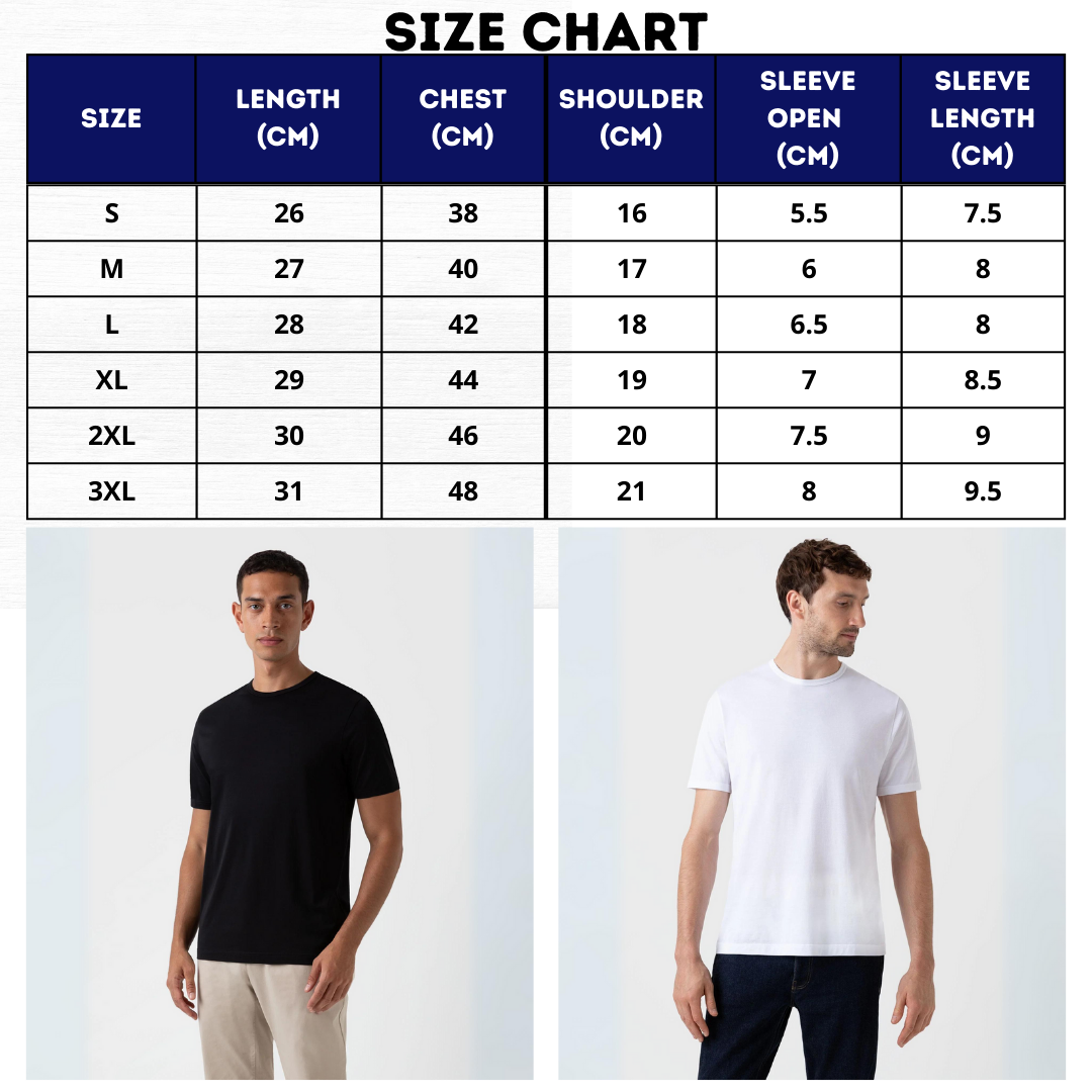 T-shirt rafraîchissant classique pour hommes - Tissu léger et respirant